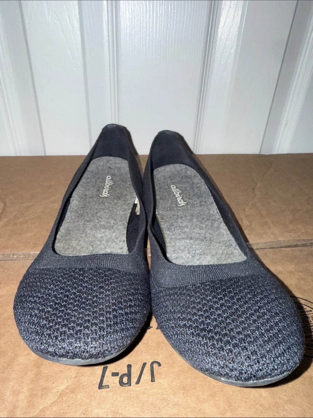 allbirds Black Knit Women's Ballet Flats